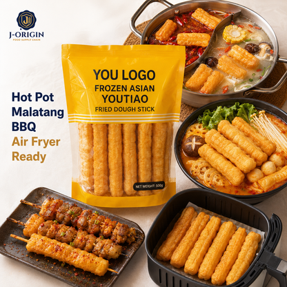 Frozen Youtiao Fried Dough Stick — 500g | OEM Private Label
