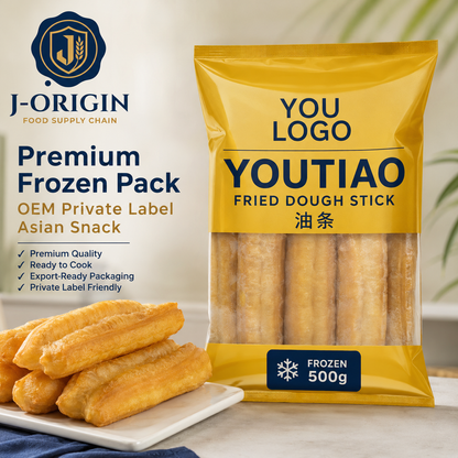 Frozen Youtiao Fried Dough Stick — 500g | OEM Private Label