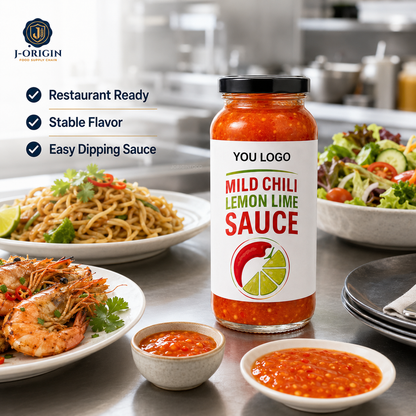 Mild Chili Lemon Lime Sauce – Ready-to-Eat Asian Dipping Sauce | OEM Private Label | 280g Bottle