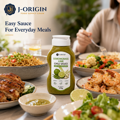 Lemongrass Lime Chili Sauce | Ready-to-Use Semi-Solid Seasoning | Restaurant Foodservice Retail | OEM Private Label | 170g