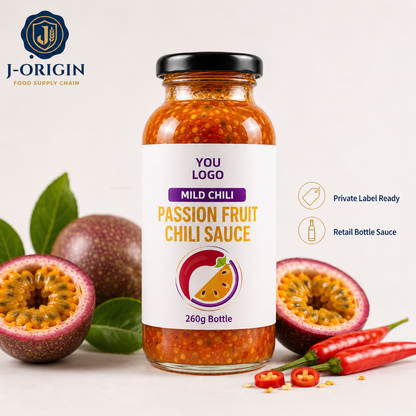 Passion Fruit Mild Chili Sauce | Ready-to-Use Dipping & Cooking Sauce | Restaurant Foodservice Retail | OEM Private Label | 260g