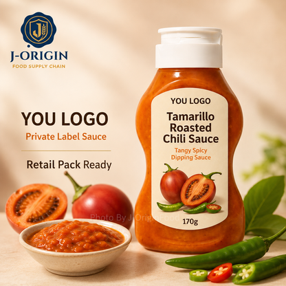 Tamarillo Tree Tomato Roasted Chili Sauce – Tangy Spicy Dipping Sauce (170g)