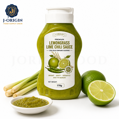 Lemongrass Lime Chili Sauce | Ready-to-Use Semi-Solid Seasoning | Restaurant Foodservice Retail | OEM Private Label | 170g
