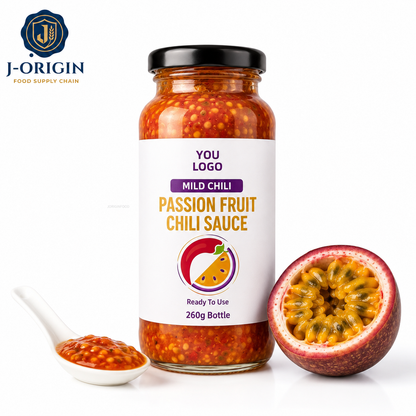 Passion Fruit Mild Chili Sauce | Ready-to-Use Dipping & Cooking Sauce | Restaurant Foodservice Retail | OEM Private Label | 260g