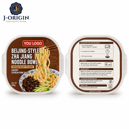 Beijing-Style Zha Jiang Noodle Bowl | 400g | Frozen Ready-to-Heat Wheat Noodle OEM