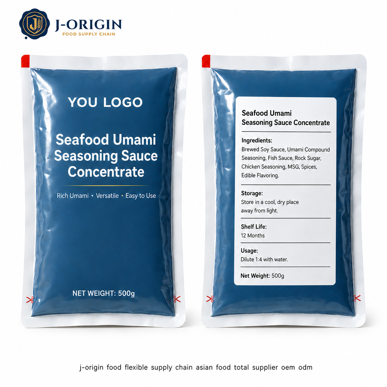 Seafood Umami Seasoning Sauce Concentrate | OEM Private Label | 500g