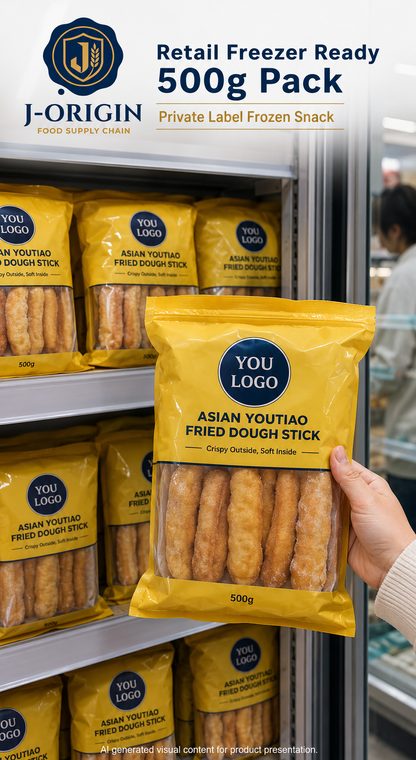 Frozen Youtiao Fried Dough Stick — 500g | OEM Private Label