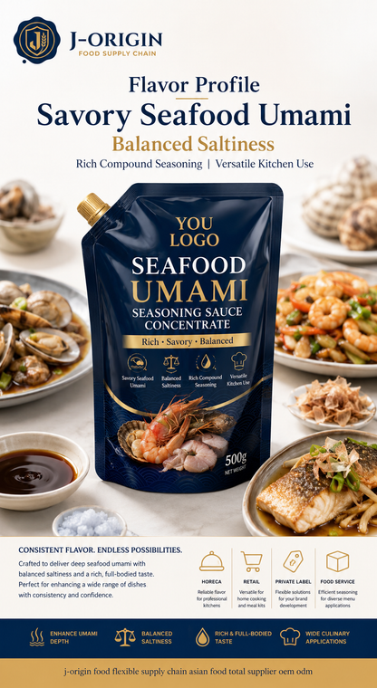 Seafood Umami Seasoning Sauce Concentrate | OEM Private Label | 500g