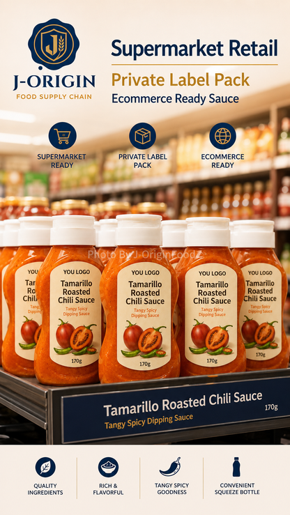Tamarillo Tree Tomato Roasted Chili Sauce – Tangy Spicy Dipping Sauce (170g)