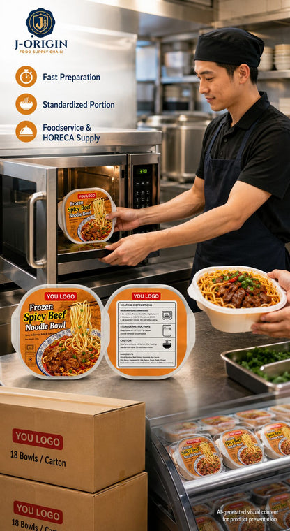 Frozen Spicy Beef Noodle Bowl