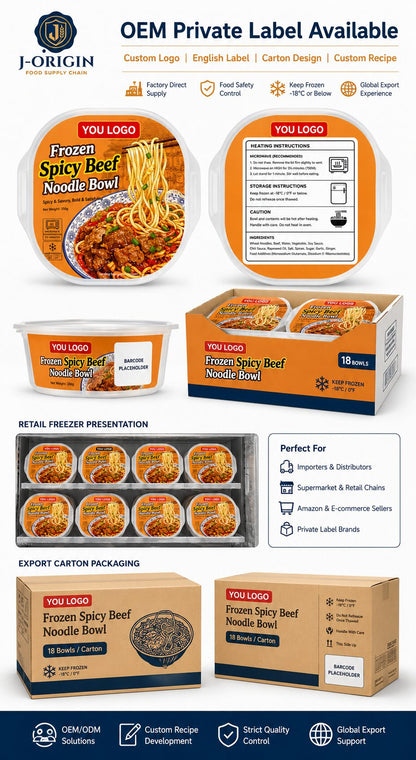 Frozen Spicy Beef Noodle Bowl