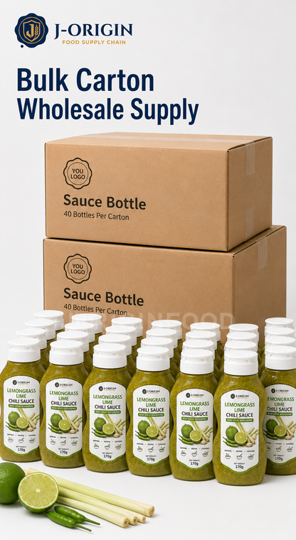 Lemongrass Lime Chili Sauce | Ready-to-Use Semi-Solid Seasoning | Restaurant Foodservice Retail | OEM Private Label | 170g
