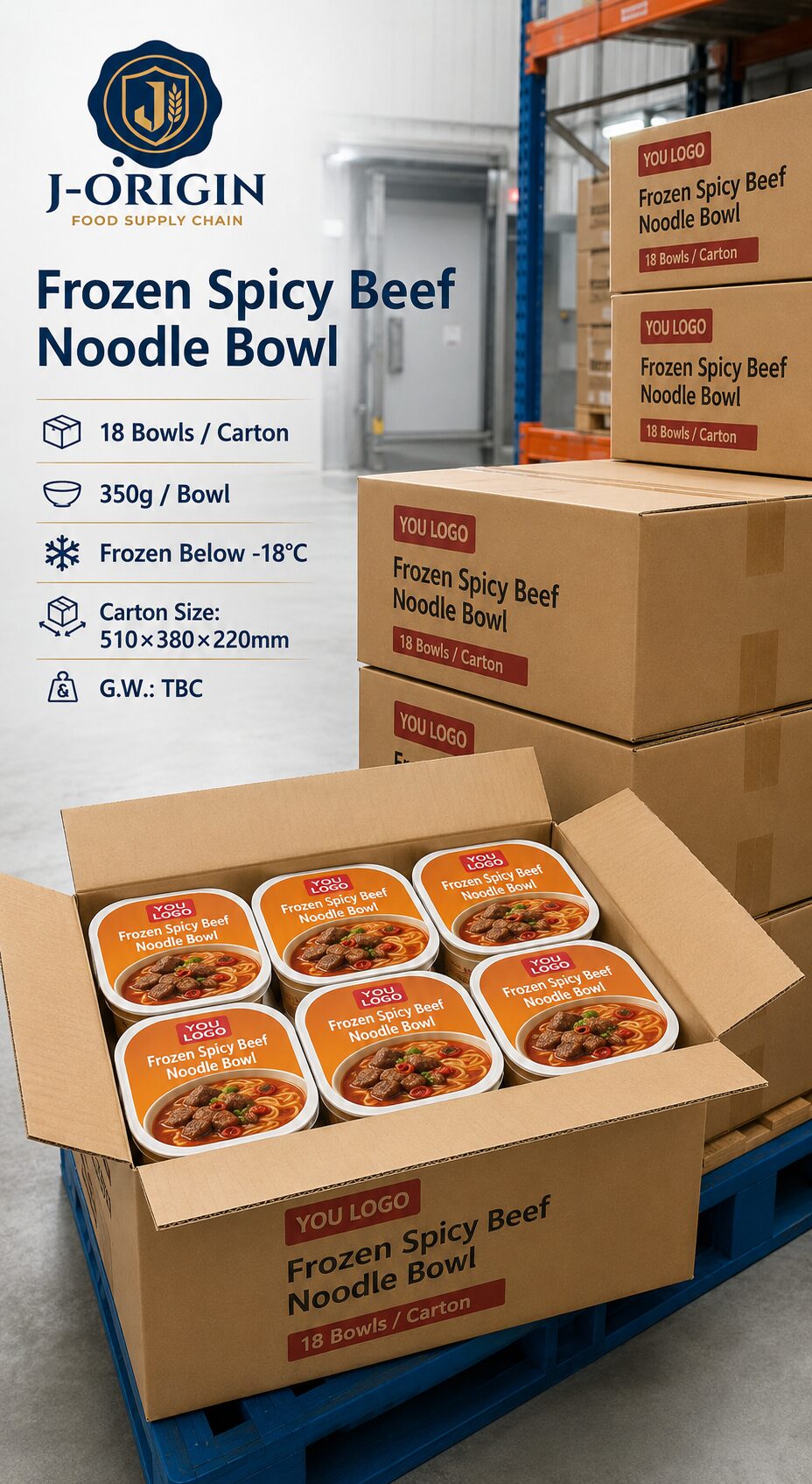 Frozen Spicy Beef Noodle Bowl