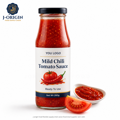 Southeast Asian Mild Chili Tomato Sauce | Ready-to-Use Dipping & Cooking Sauce | Restaurant Foodservice Retail | OEM Private Label | 260g