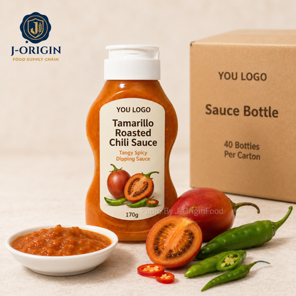 Tamarillo Tree Tomato Roasted Chili Sauce – Tangy Spicy Dipping Sauce (170g)