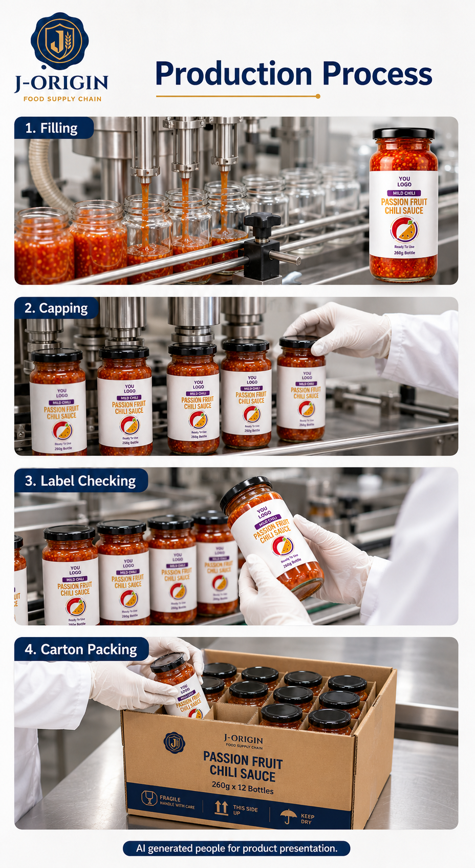 Passion Fruit Mild Chili Sauce | Ready-to-Use Dipping & Cooking Sauce | Restaurant Foodservice Retail | OEM Private Label | 260g