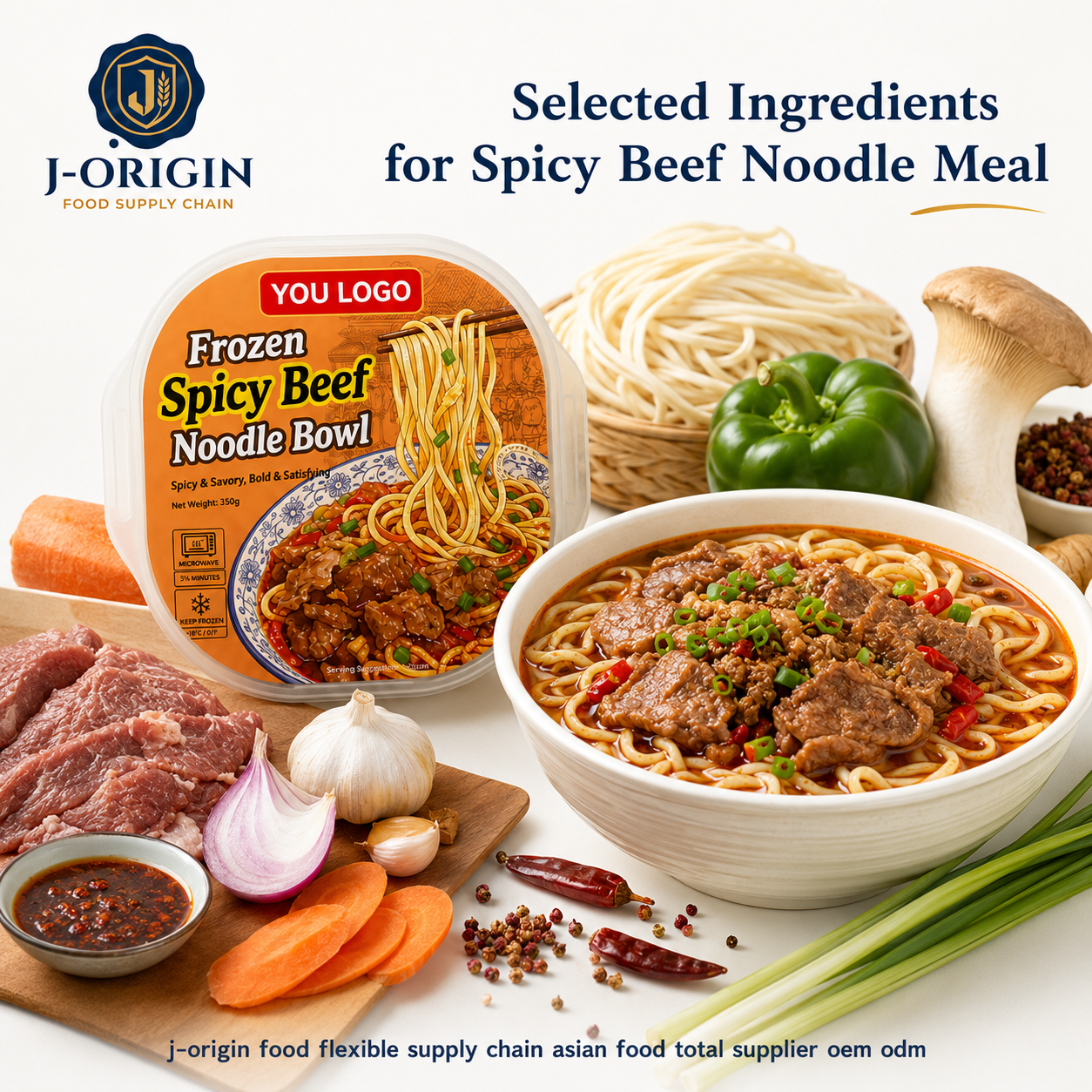 Frozen Spicy Beef Noodle Bowl