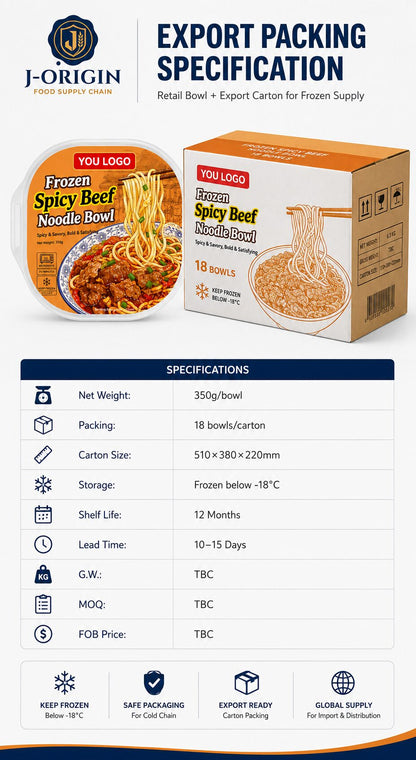 Frozen Spicy Beef Noodle Bowl
