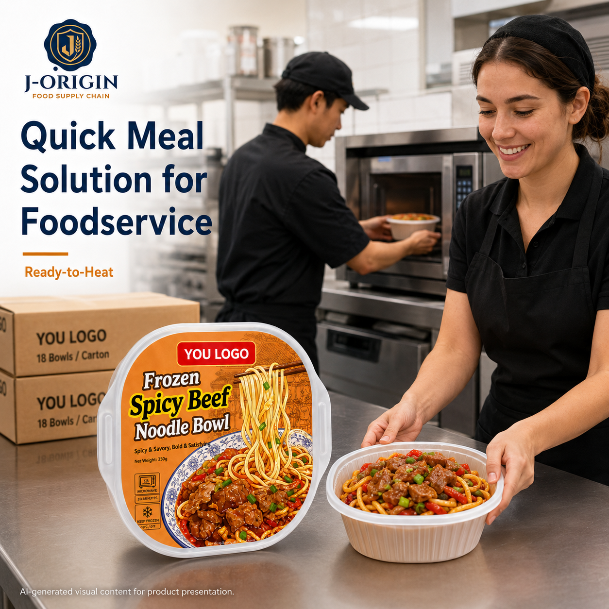 Frozen Spicy Beef Noodle Bowl