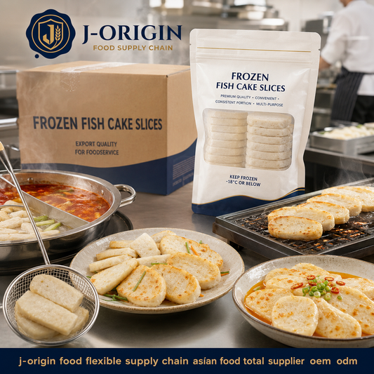 Frozen Mi Iuy Croaker Fish Cake Slices | Ready-to-Cook Seafood Snack | Hot Pot BBQ Retail | OEM Private Label | 125g / 150g