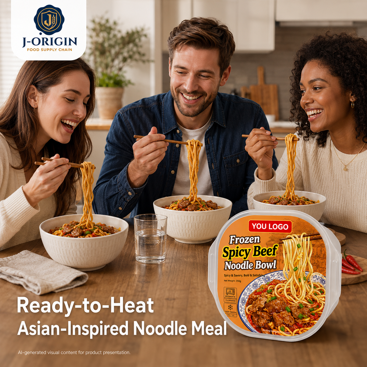 Frozen Spicy Beef Noodle Bowl