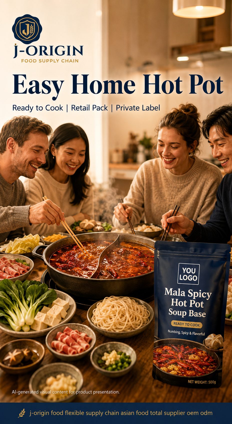 Mala Spicy Hot Pot Soup Base | Concentrated | 500g | OEM & Wholesale