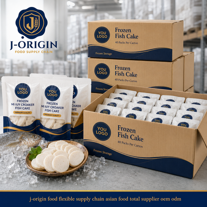 Frozen Mi Iuy Croaker Fish Cake Slices | Ready-to-Cook Seafood Snack | Hot Pot BBQ Retail | OEM Private Label | 125g / 150g