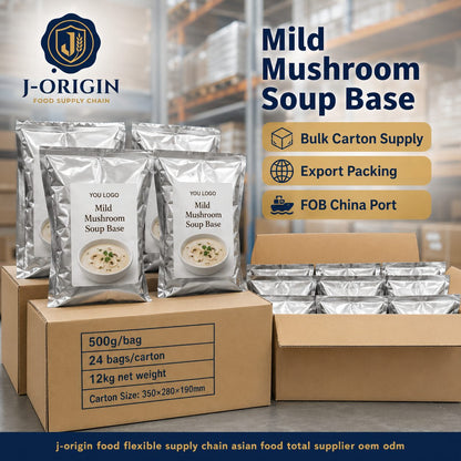Mild Mushroom Soup Base | Clear Broth | Concentrated | 500g | OEM & Wholesale