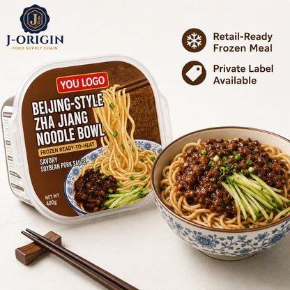 Beijing-Style Zha Jiang Noodle Bowl | 400g | Frozen Ready-to-Heat Wheat Noodle OEM