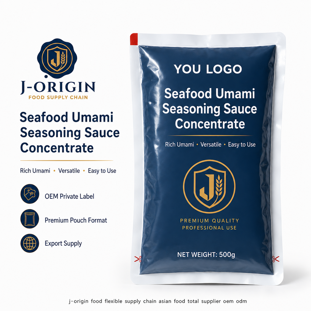 Seafood Umami Seasoning Sauce Concentrate | OEM Private Label | 500g