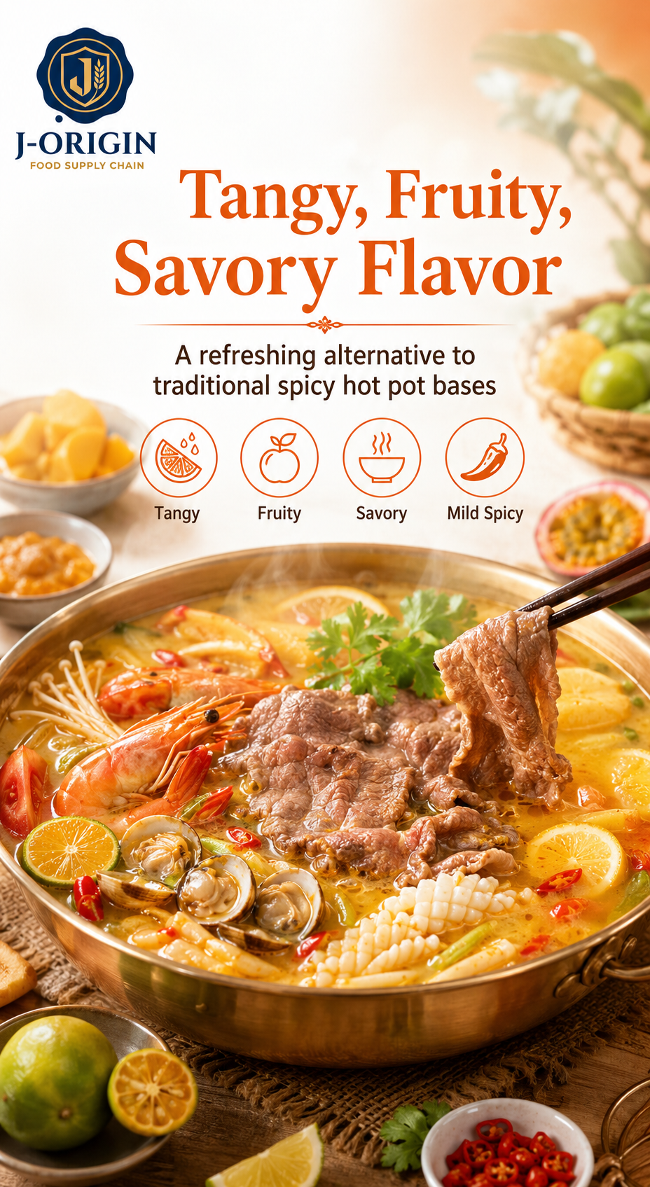 Yunnan Passion Fruit Hot Pot Soup Base | Tomato & Passion Fruit | 500g | Ambient Storage