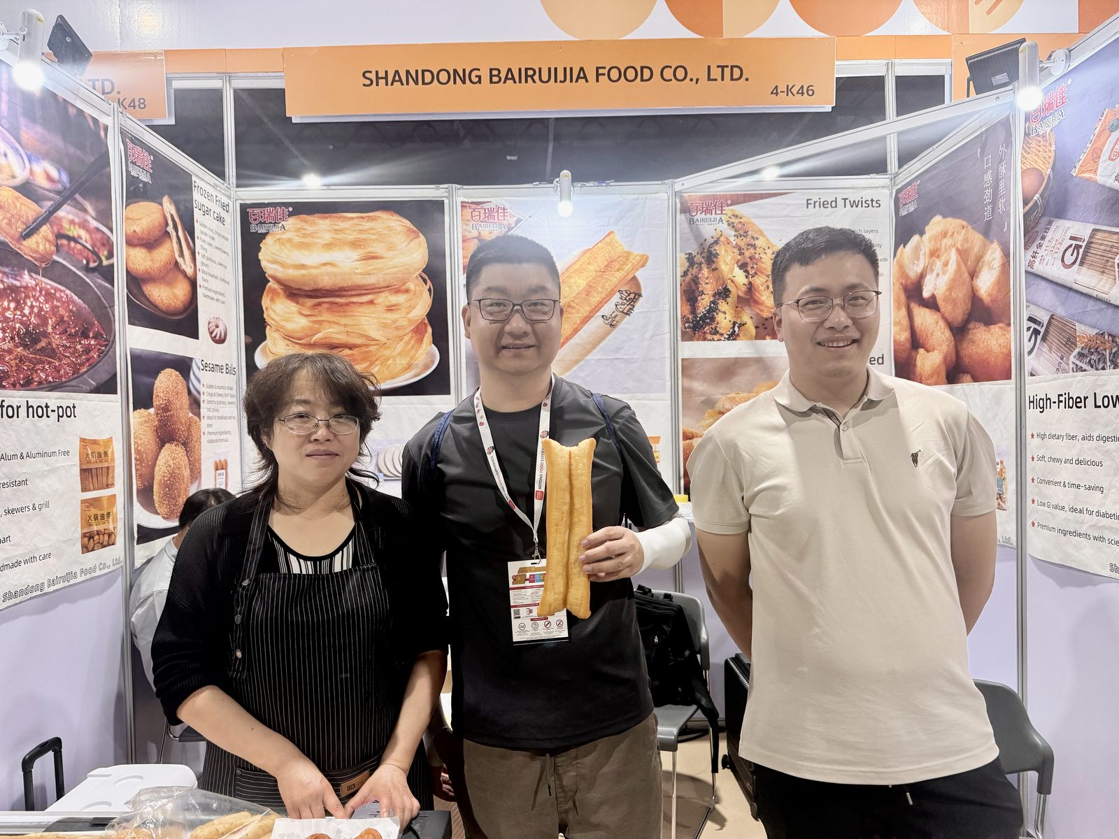 Frozen dough sticks and fried twists hot pot supplier, THAIFEX 2026 China pavilion