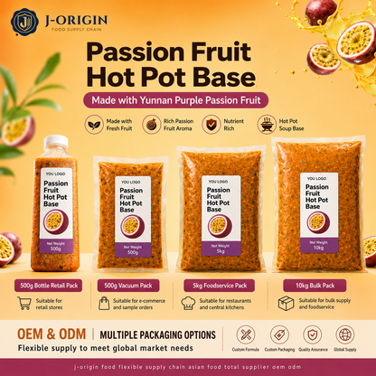 Yunnan Passion Fruit Tomato Hot Pot Soup Base | Tangy Fruity Flavor | 200g Retail & Bulk Foodservice