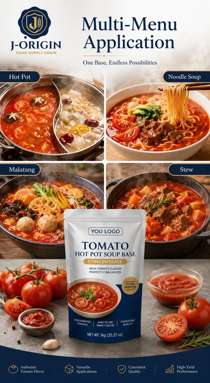 Tomato Hot Pot Soup Base Concentrate | 500g | Foodservice & OEM Wholesale