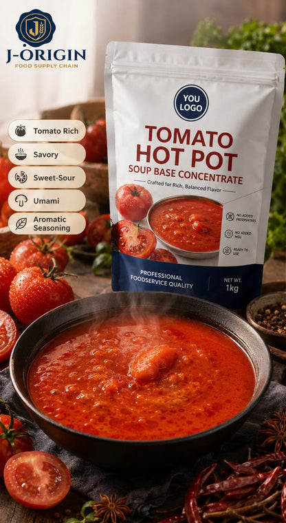 Tomato Hot Pot Soup Base Concentrate | 500g | Foodservice & OEM Wholesale