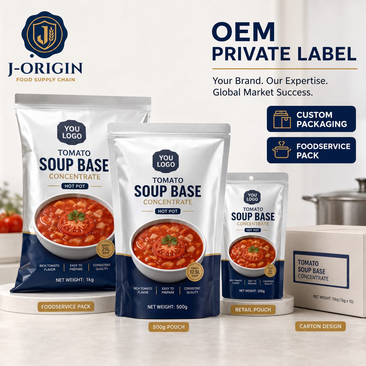 Tomato Hot Pot Soup Base Concentrate | 500g | Foodservice & OEM Wholesale