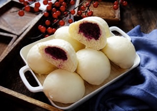 Purple Sweet Potato Bao