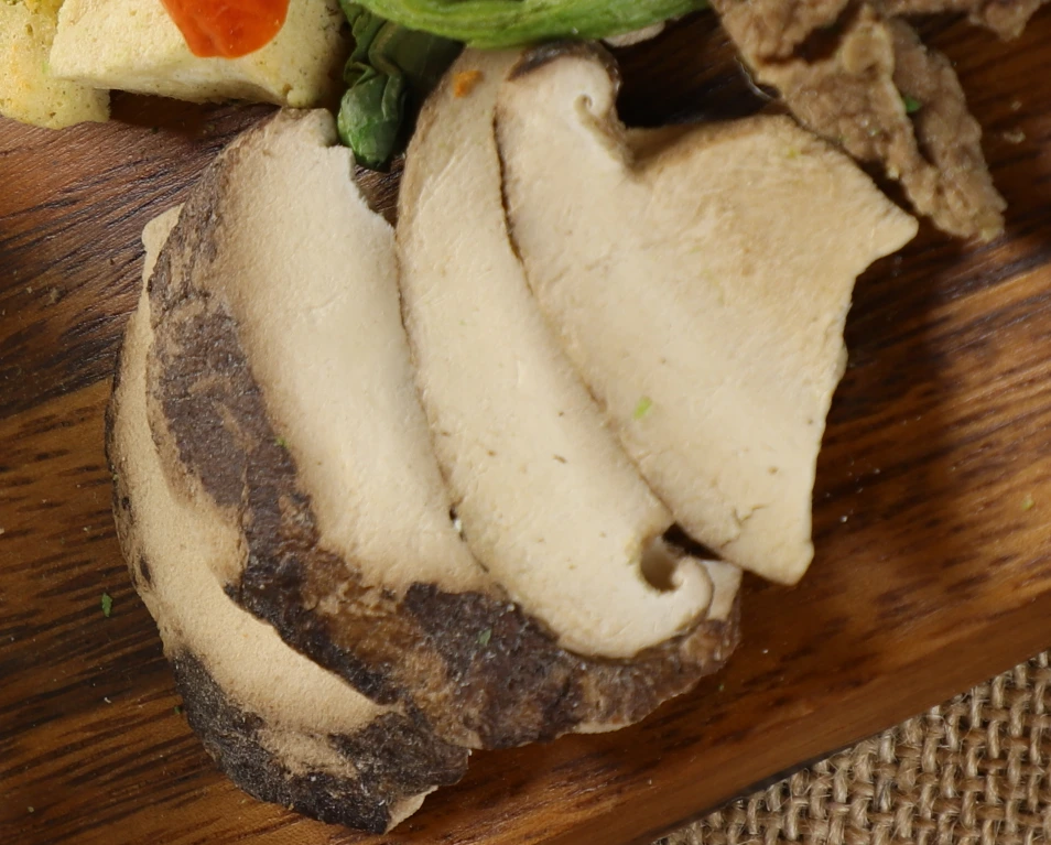 Gefriergetrocknete Shiitake-Pilze