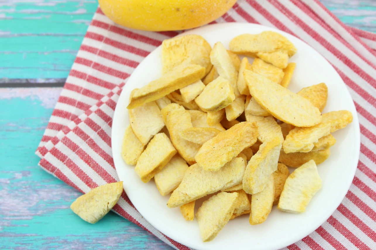 Freeze-dried · Yellow peach Slices